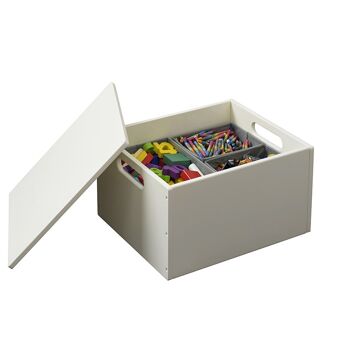 Compra Scatola porta giocattoli per bambini: la scatola di smistamento dei  libri ordinati. - Avorio all'ingrosso