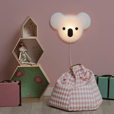 LAMPARA DE PARED SOFTLIGHT MASCARAS KOALA