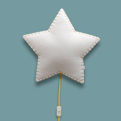 LAMPARA DE PARED SOFTLIGHT STAR. AMARILLO