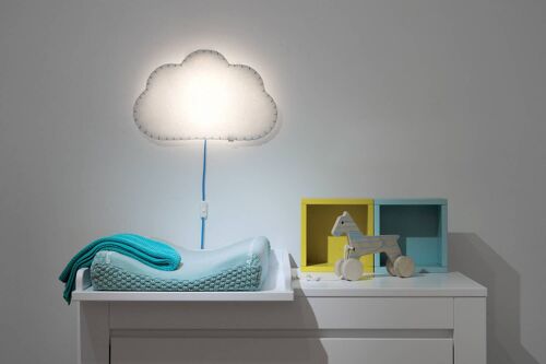 LAMPARA DE PARED SOFTLIGHT CLOUD. AZUL