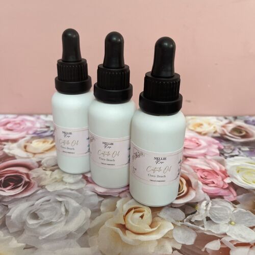 Cuticle Oil Bottle 30ml Strawberries and Cream
