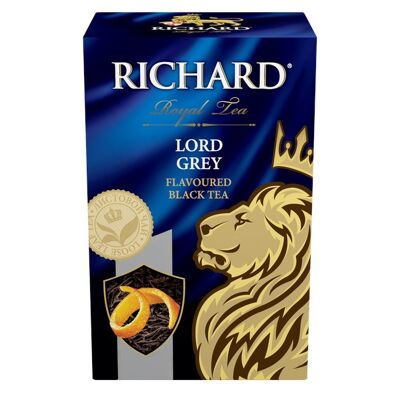 RICHARD Lord Grey, flavoured loose leaf black tea with bergamot and citrus peel, 90 g