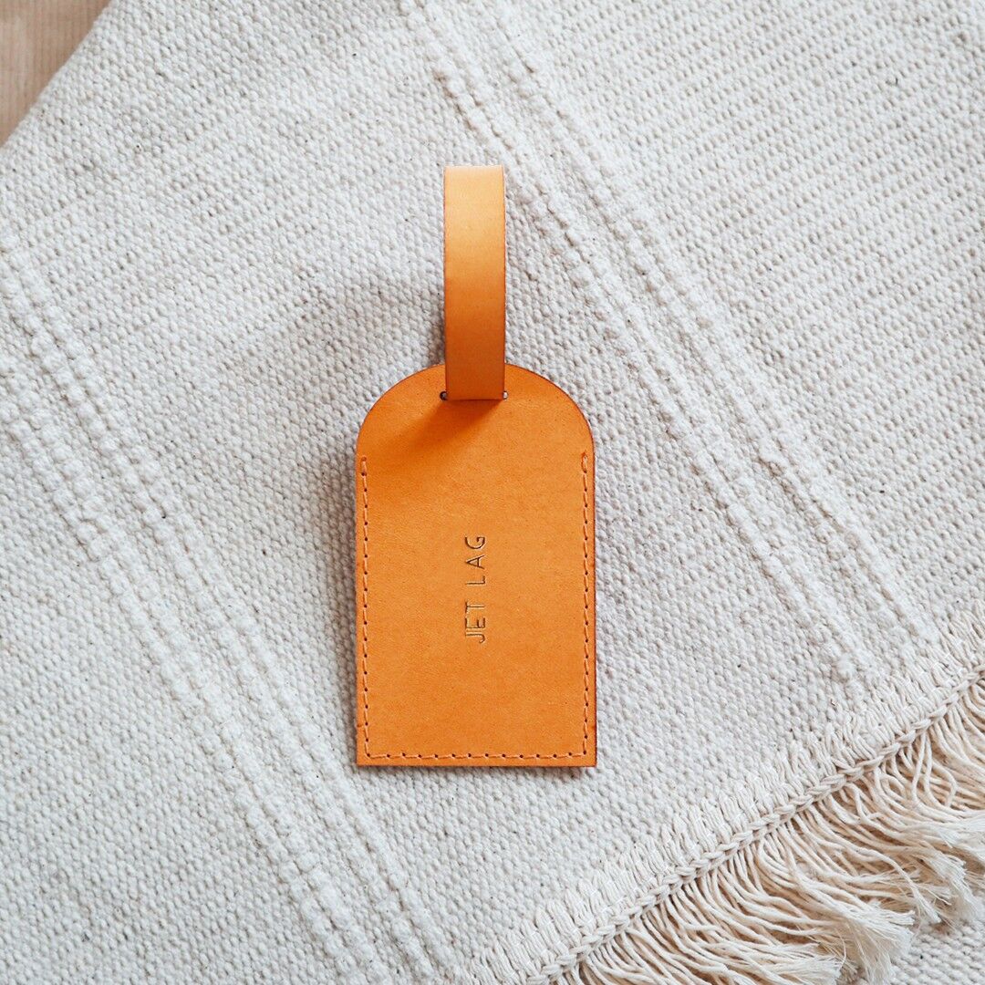 Gepäckanhänger "Jet Lag" Tan