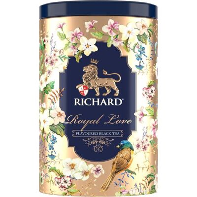 Royal Love, flavoured loose leaf black tea 80g, tin, GOLD