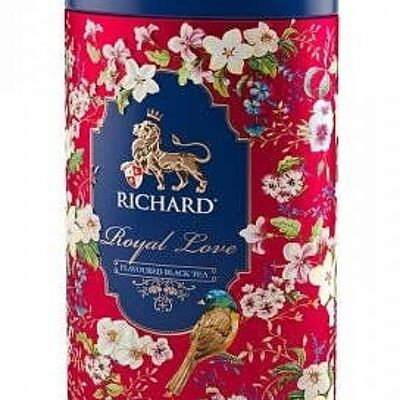Royal Love, flavoured loose leaf black tea 80g, tin, RED