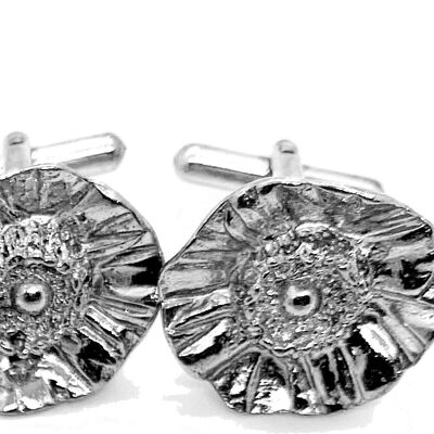 Poppy cufflinks