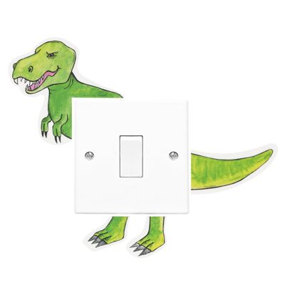 Dinosaur T-Rex Light Switch Wall Sticker