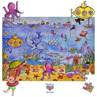 Under The Sea Floor Puzzle (100 pieces)