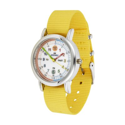 Time Teacher Watch Yellow Strap