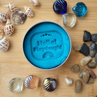 Ocean Blue Coconut Playdough