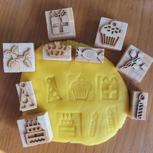 Birthday Wooden Stamps