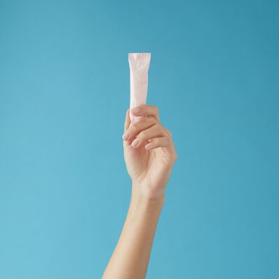 14 Tampons en Coton Bio avec Applicateur Mini