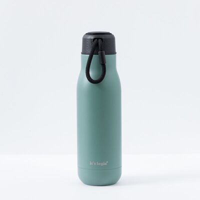 bouteille en acier inoxydable bamboo logic fit - thermo / stainless steel / 500ml / BPA free