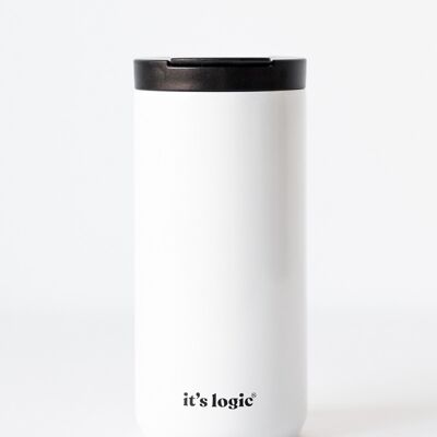 white logic go - stainless steel / 350ml