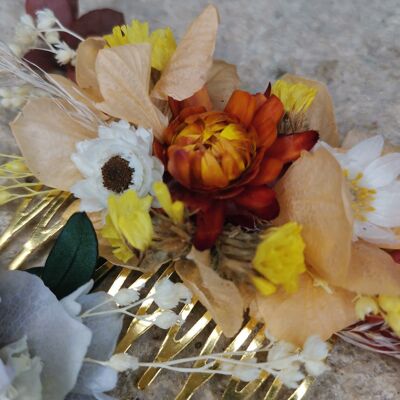 Peigne fleuri collection mariage