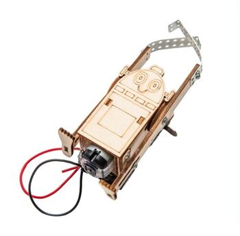 Kit en bois | Kit Scientifique Robot Grimpant - Electrique 3