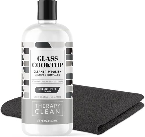 Therapy Glass Stove Top Cleaner Kit - Natural Glass Cooktop Cleaner