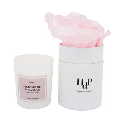 Rose candle
