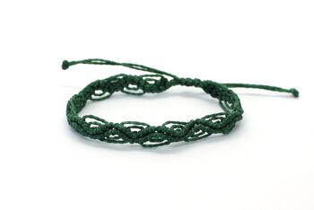 Bracelets macramé double ondulé 3