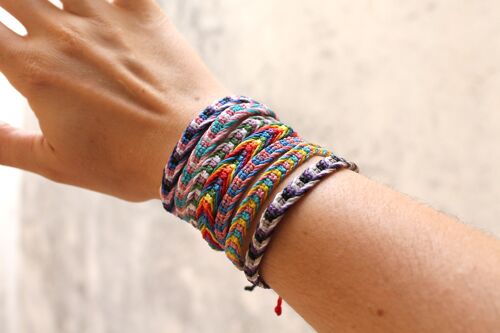 LGBT bracelets unisex - handmade woven bracelets