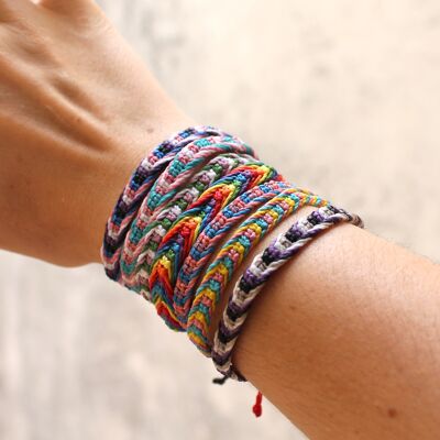 LGBT bracelets unisex - handmade woven bracelets