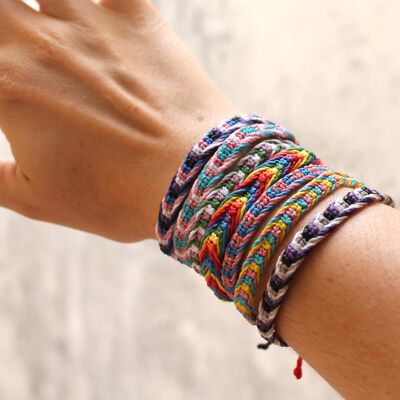 Bracelets LGBT unisexe - bracelets tissés à la main