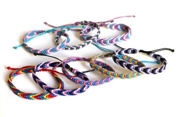 Bracelets LGBT unisexe - bracelets tissés à la main 5