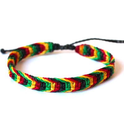 Rasta-Armband - handgemachtes Rastafari-Armband für Unisex