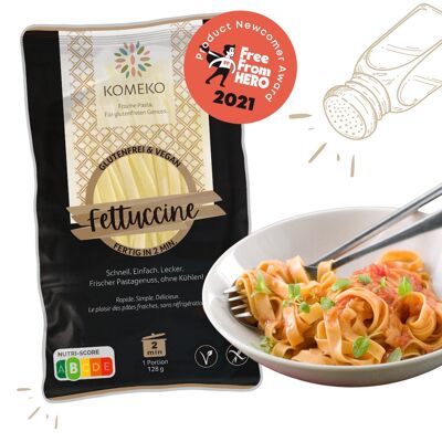 Fettuccine - sin gluten, vegano (paquete de 12)