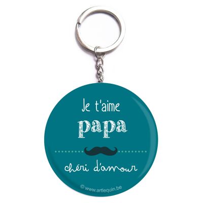 Schlüsselanhänger "Ich liebe dich Papa".