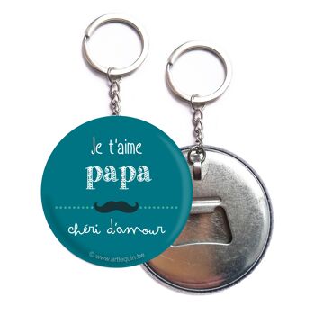 Porte-clés " je t'aime papa" 2