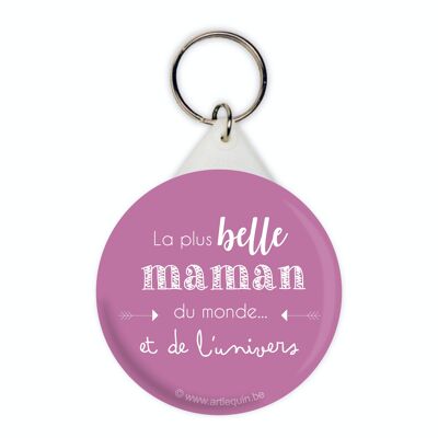 Keychain "the most beautiful mom"