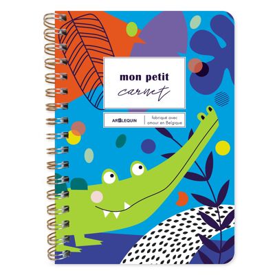 Carnet ligné crocodile