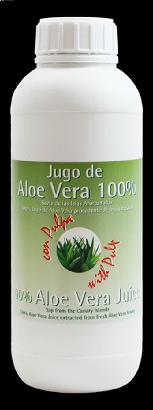 Jugo Aloe Vera Natural Cultivo Ecológico (con pulpa)
