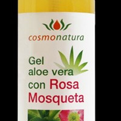 Gel di aloe vera 100% + rosa canina