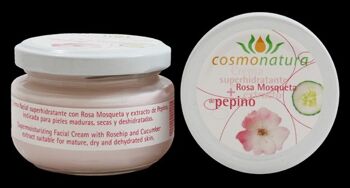 Crème super hydratante à la rose musquée et au concombre