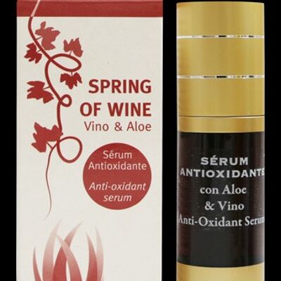 Vino+Aloe Spring of Wine - Siero viso antiossidante