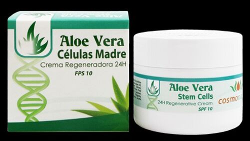 Células Madre - Aloe Crema Regeneradora 24h FPS10