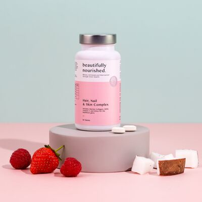 Beautifully Nourished's Hair, Nail & Skin Complex - One Months' Supply
