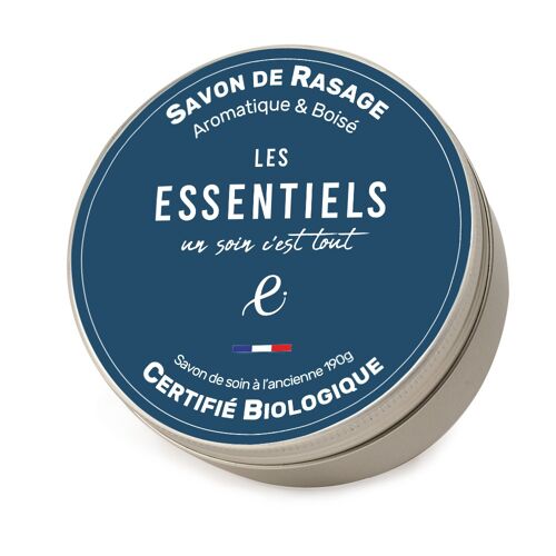 Savon de rasage à l'ancienne - certifié biologique