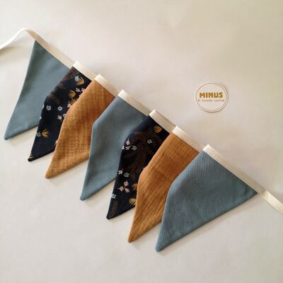 Garland of pennants - "Winter wind" collection
