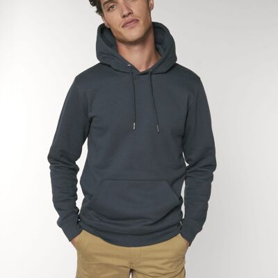 Sweat Capuche Nori Gris