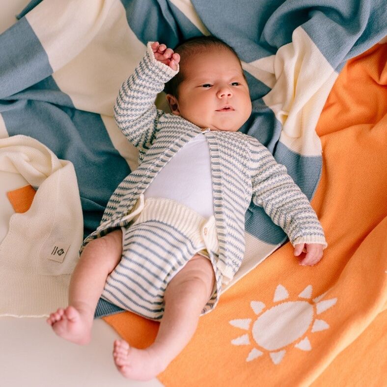 Couffin bébé blanc avec pieds pliables Cucos Baby