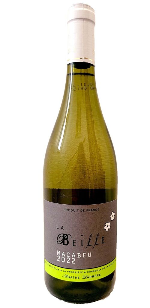 Macabeu - millésime 2023 - 75cl- vin biologique