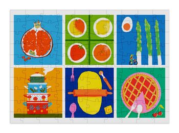 Puzzles de fruits 50 pièces pour enfants 3