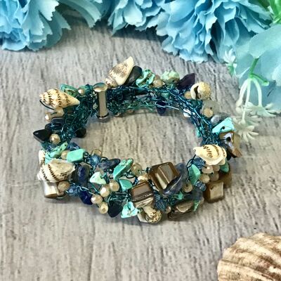 Coastal Gemstone Bracelet