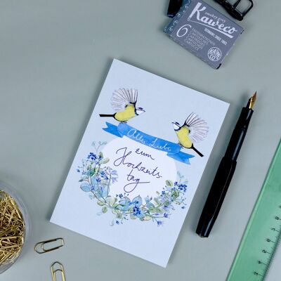 Postkarte Hochzeitstag