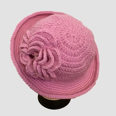 Flower Girl Hat - Pink