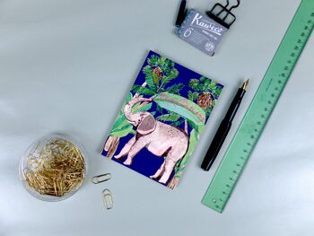 Carte postale anniversaire éléphant 2