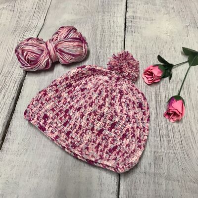 My Little Baby Multicolour Hat - Pink